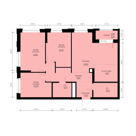 Квартира 87,2 м², 3-комнатная - изображение 1