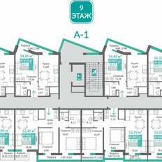 Квартира 34,5 м², 1-комнатная - изображение 2