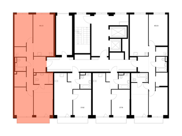 Квартира 89,3 м², 3-комнатная - изображение 2