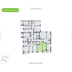 Квартира 44,4 м², 2-комнатная - изображение 3