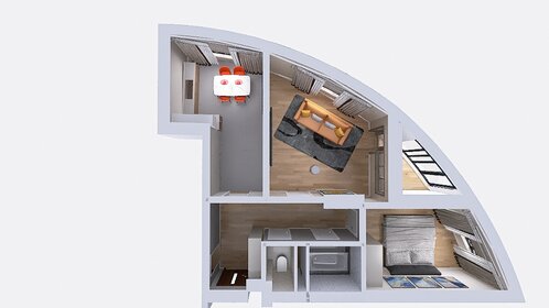 Квартира 55,3 м², 2-комнатная - изображение 1