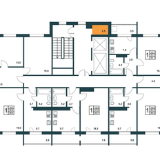 Квартира 38,4 м², 1-комнатная - изображение 2