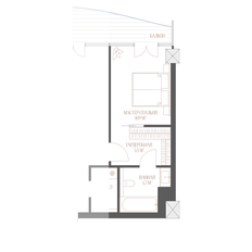 Квартира 55,1 м², 1-комнатные - изображение 5