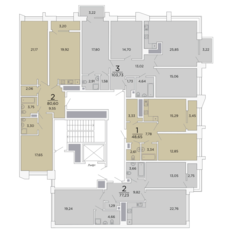 Квартира 46,9 м², 1-комнатная - изображение 3