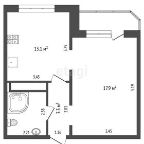 Квартира 39,7 м², 1-комнатная - изображение 1