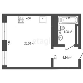 Квартира 28,8 м², студия - изображение 1