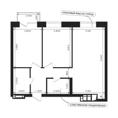 Квартира 56,1 м², 2-комнатная - изображение 2