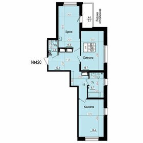 Квартира 74,9 м², 2-комнатная - изображение 1