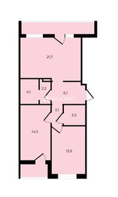Квартира 67,9 м², 2-комнатная - изображение 1