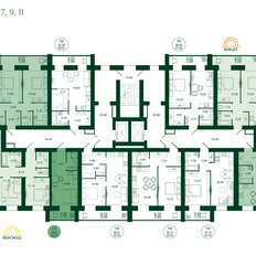 Квартира 64,4 м², 3-комнатная - изображение 2