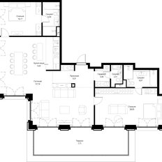 Квартира 142,7 м², 2-комнатная - изображение 3