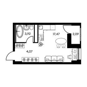 Квартира 85,1 м², 3-комнатная - изображение 1