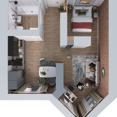 Квартира 49,9 м², студия - изображение 3