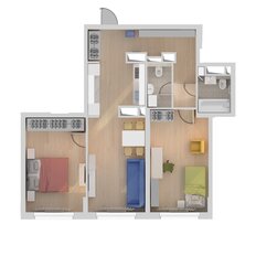 Квартира 72,1 м², 2-комнатная - изображение 3