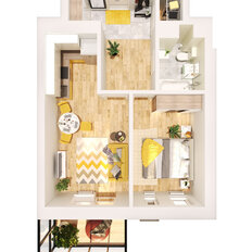 Квартира 50,6 м², 1-комнатная - изображение 4