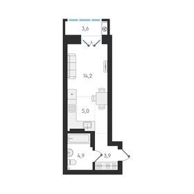 Квартира 27,9 м², студия - изображение 1