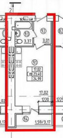 Квартира 28 м², студия - изображение 4