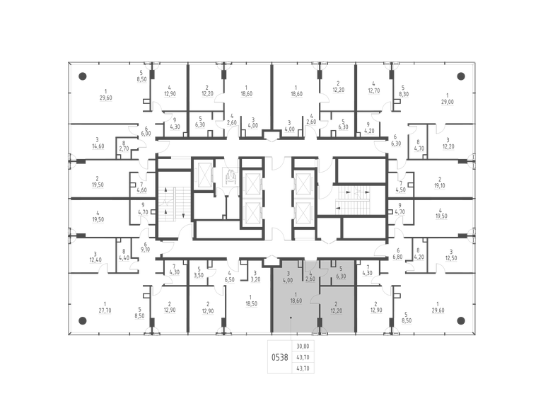 59,9 м², 2-комнатная квартира 83 237 040 ₽ - изображение 44