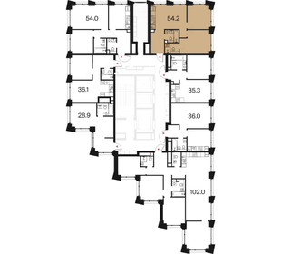 Квартира 54,2 м², 2-комнатная - изображение 2