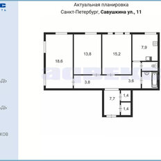 Квартира 78,8 м², 3-комнатная - изображение 2