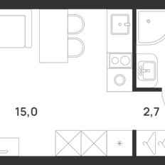 Квартира 20,6 м², студия - изображение 3