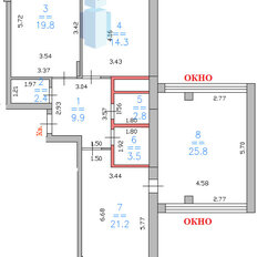 Квартира 103 м², 3-комнатная - изображение 5