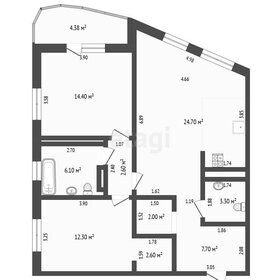 Квартира 79,2 м², 2-комнатная - изображение 1