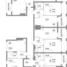 Квартира 67,9 м², 2-комнатная - изображение 2
