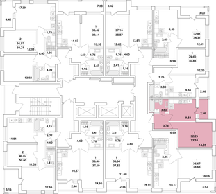 34 м², 1-комнатная квартира 9 500 000 ₽ - изображение 62