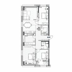 Квартира 112,7 м², 3-комнатная - изображение 2