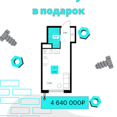 Квартира 23,4 м², студия - изображение 2