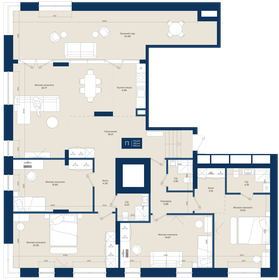 Квартира 190,4 м², 4-комнатная - изображение 1