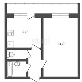 Квартира 34,4 м², 1-комнатная - изображение 2