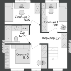 81 м², таунхаус - изображение 3