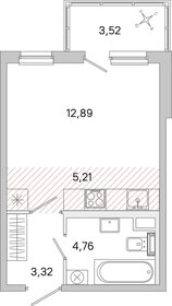 Квартира 27,2 м², студия - изображение 1