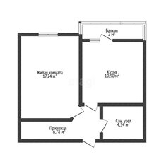 Квартира 39,4 м², 1-комнатная - изображение 1