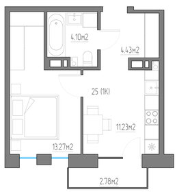 Квартира 35,8 м², 1-комнатная - изображение 1