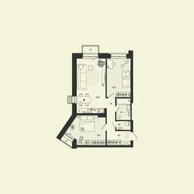 Квартира 67,1 м², 3-комнатная - изображение 1
