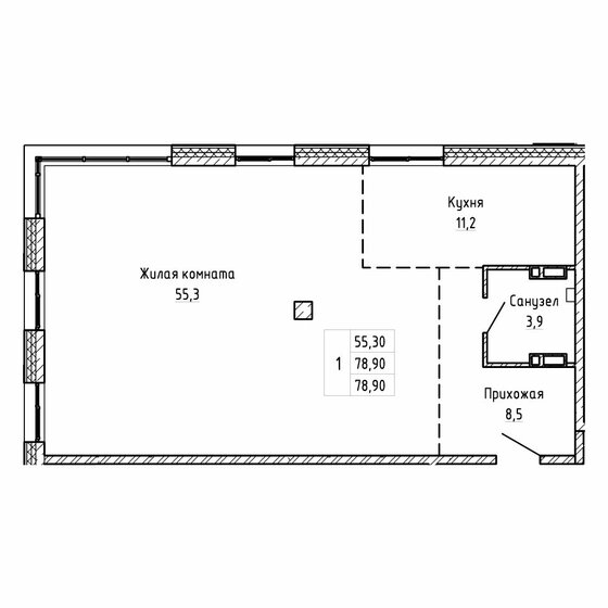 79,4 м², 3-комнатная квартира 18 202 702 ₽ - изображение 24