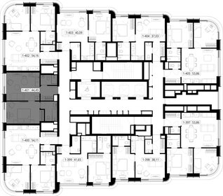 Квартира 44,4 м², 1-комнатная - изображение 2