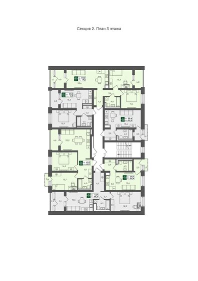 35,6 м², 1-комнатная квартира 5 200 000 ₽ - изображение 40