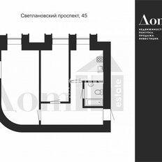 Квартира 59,2 м², студия - изображение 5