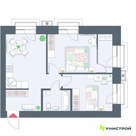Квартира 55 м², 2-комнатная - изображение 1