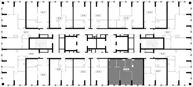 Квартира 61,9 м², 2-комнатная - изображение 3