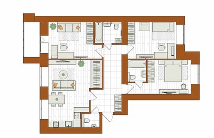 Квартира 101,1 м², 4-комнатная - изображение 1