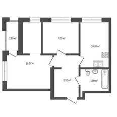Квартира 52,8 м², 2-комнатная - изображение 4