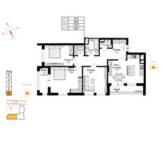 Квартира 110,7 м², 3-комнатная - изображение 3