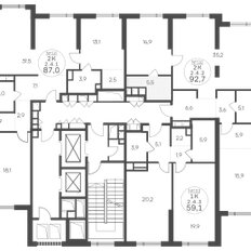 Квартира 87 м², 2-комнатная - изображение 3