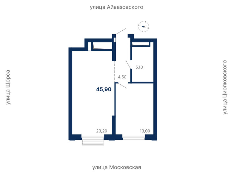 41,6 м², 1-комнатная квартира 5 990 000 ₽ - изображение 93