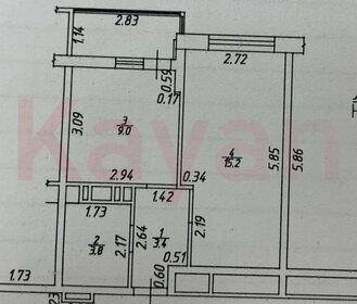 Квартира 32 м², 1-комнатная - изображение 1